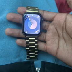 Apple Watch And 14k Plated Italy Chain