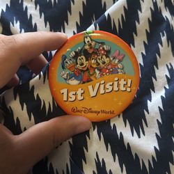 1st Visit Disney World Pin 