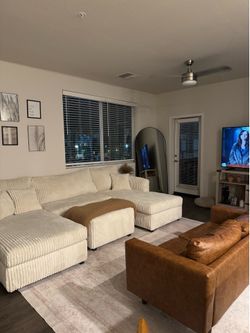 White couch