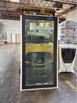 Window  35 1/2 X 71 1/2 $260 - white inside / black outside vinyl
