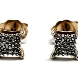 Ladies Diamond/10K Gold Earrings