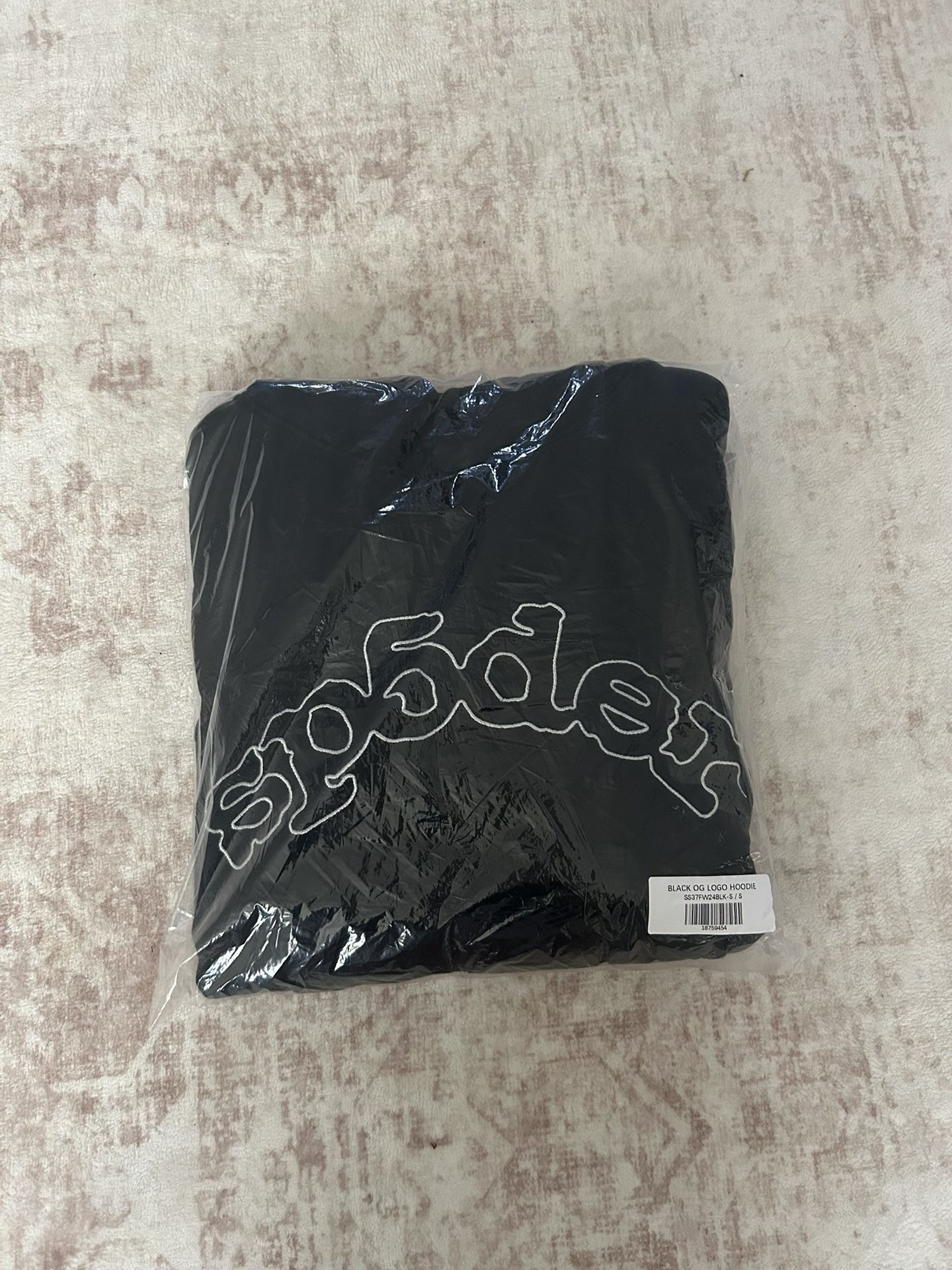 Sp5der Og Logo Hoodie Black