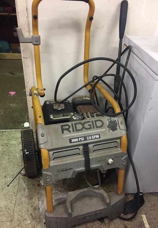 Ridgid Power Washer 3000 PSI Subaru Engine for Sale in Fort Worth, TX