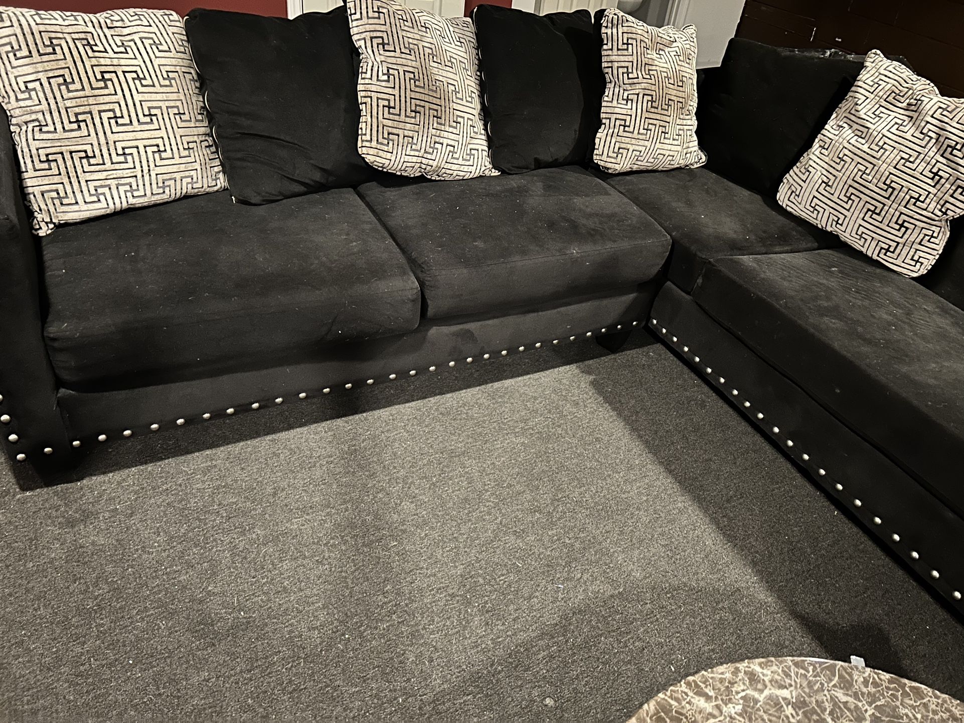 Black Living Room Couch