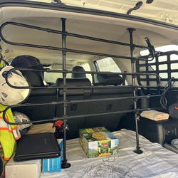 Dog Barrier In Cargo Area For SUV