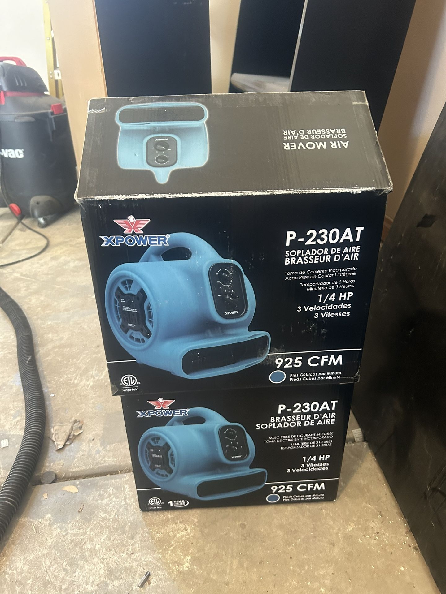 XPOWER P-230AT 1/4 HP Mini Air Mover