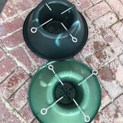 Christmas Tree stands. $10 For Both. Delivery Extra