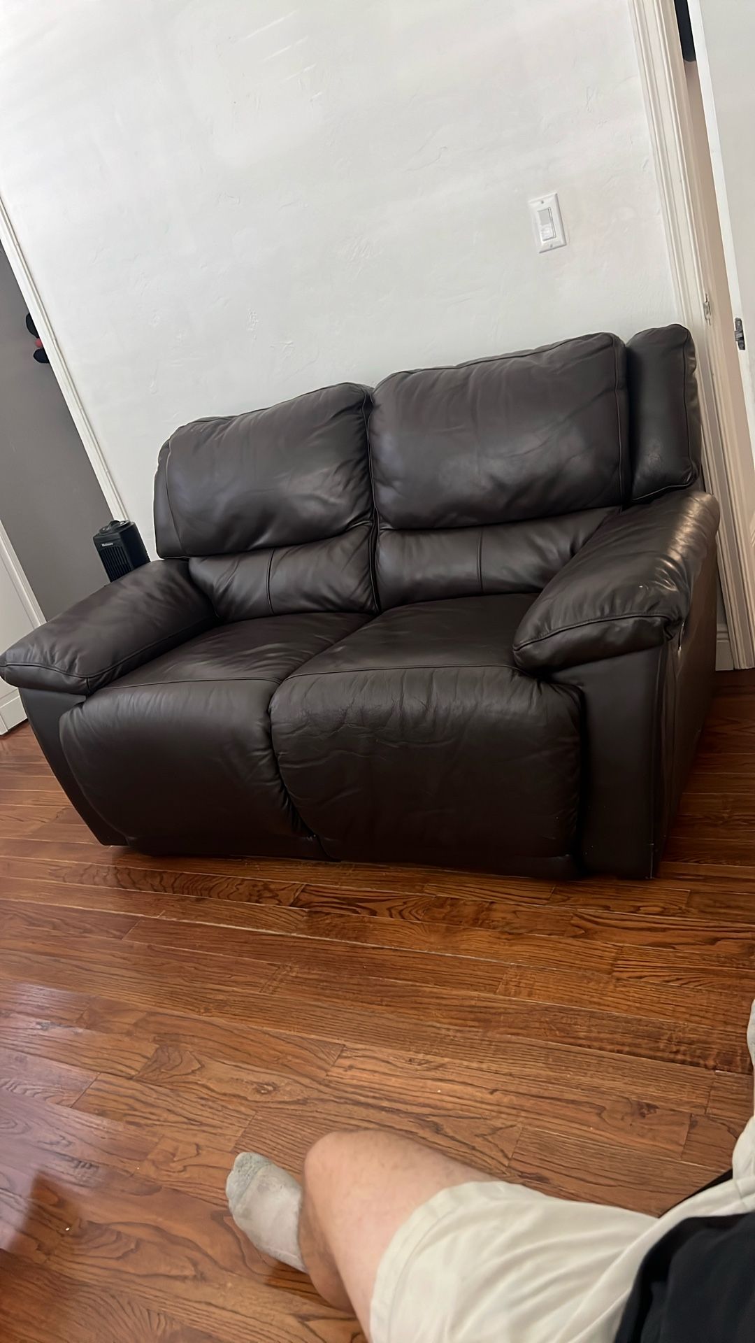 Twin Leather Sofa