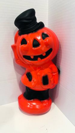 Retro Mr Pumpkin Blow Mold Vintage Inspired 🎃 Halloween