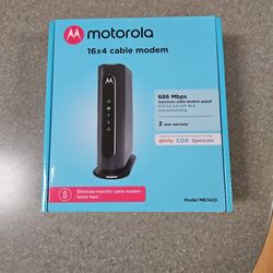 16x4 D3.0 Motorola Cable Modem Model: MB7420