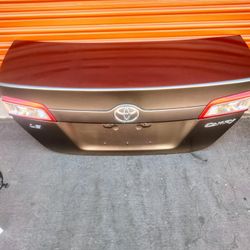 2013-2015 Toyota Camry Complete Trunk Deck Lid With Lights And Inner Accessories 