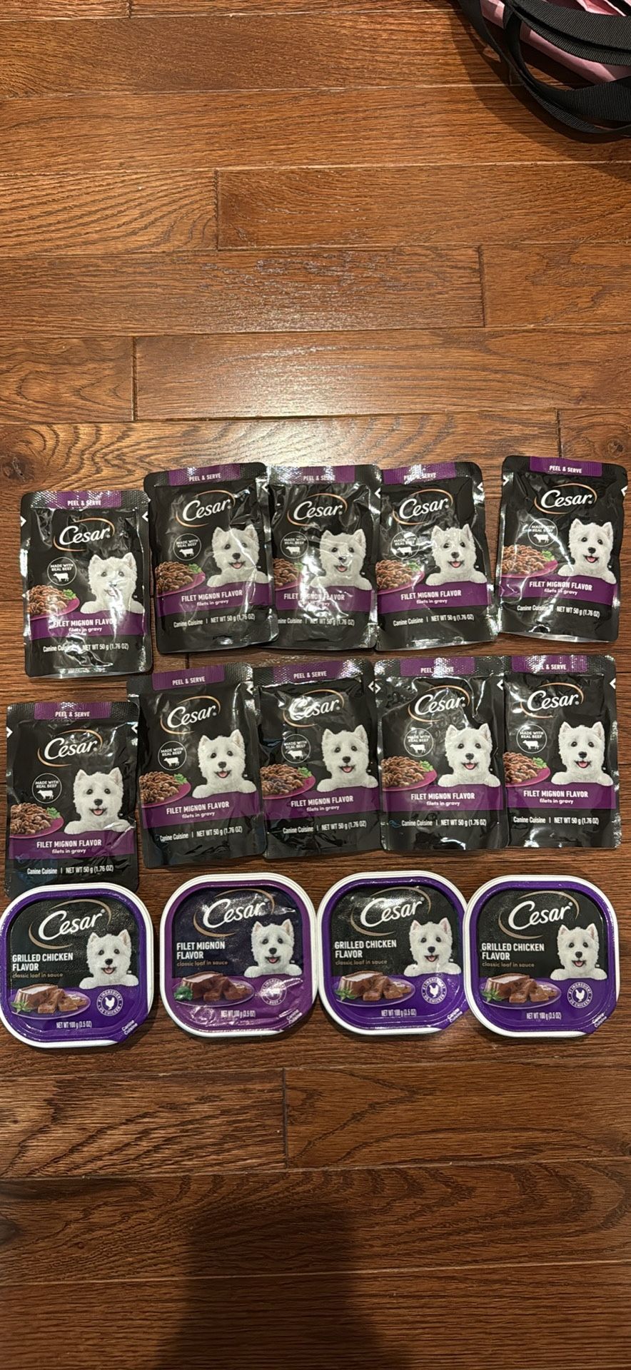 Cesar dog food all for $10