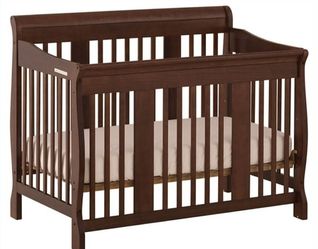 Stork Craft Tuscany 4-in-1 Covertible Crib, Espresso