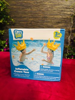 Funscape Inflatable Crown Toss Pool Game