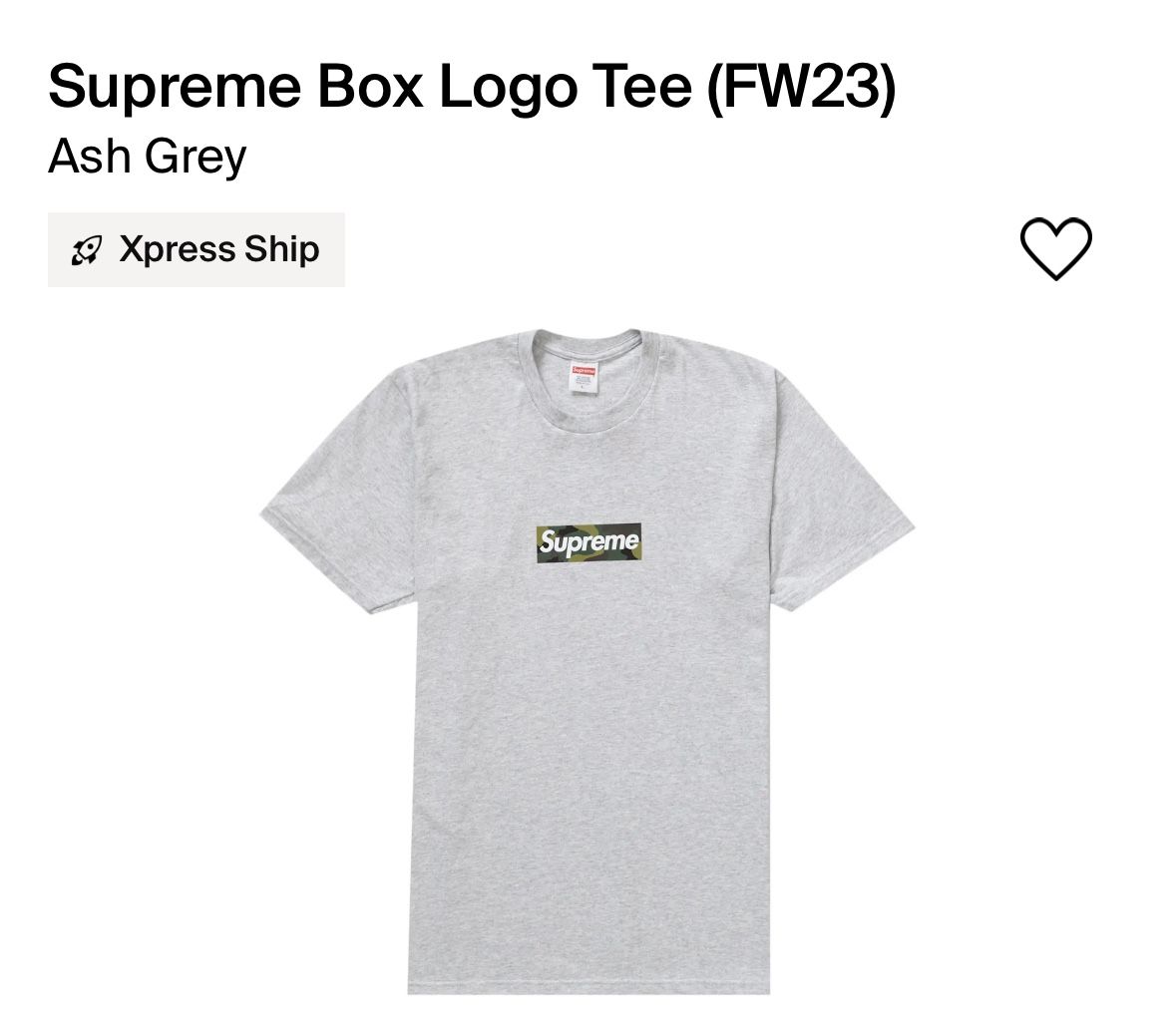 Supreme Box Logo Tee