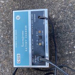 Old battery charger 6 V and 12 V