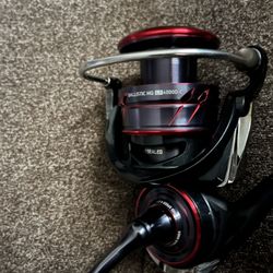 Fishing Reel And Rod Combo Daiwa  ballistic MQ LT 4000D California CSX 966-2 Pcs rod  