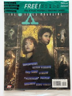 X-FILES 1st Scully Mulder Comics TV 1995 TOPPS Serial Number 083273 of 120,000. SEALED in plastic sleeve and never opened.