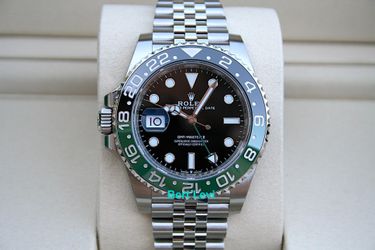 ROLEX 126720VTNR GMT MASTER II-LEFT HANDED SPRITE NIB - T2190