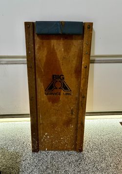 Vintage Big A Auto Parts Wooden Creeper