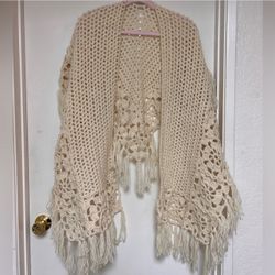 Vintage Crochet Shawl. 