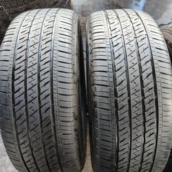Pair of 2 used Bridgestone tires 225/60/r17 ‼️ free instalation‼️
