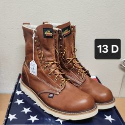 Thorogood Work Boot Size 13 D SOFT ROUND TOE 