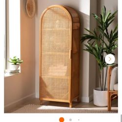 Rattan Accent Cabinet 