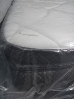 Mattress with Box Spring Set pillowtop