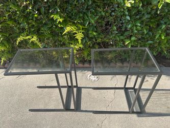Small glass tables