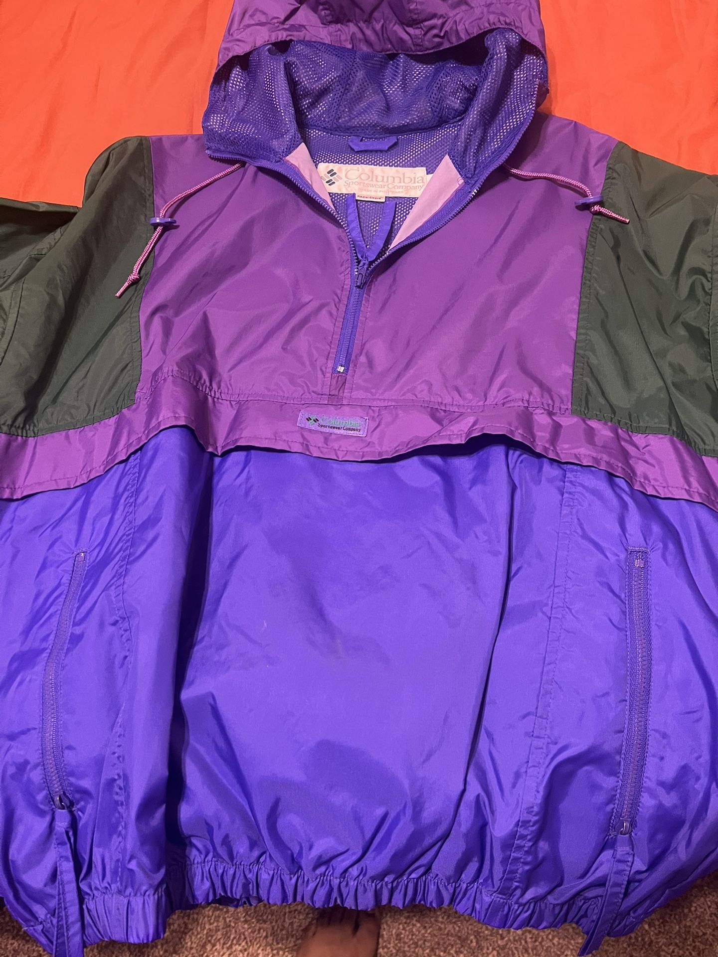Men’s Columbia Windbreaker Medium