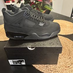 Jordan 4 Black Cat Sizes 11 & 12m
