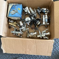  Various Spinning Reels All Different Brands 