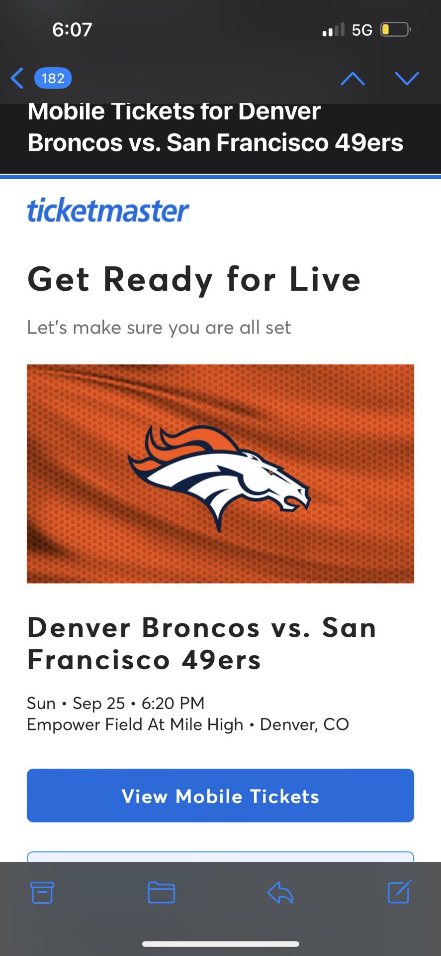 Denver Broncos vs San Francisco 49ers