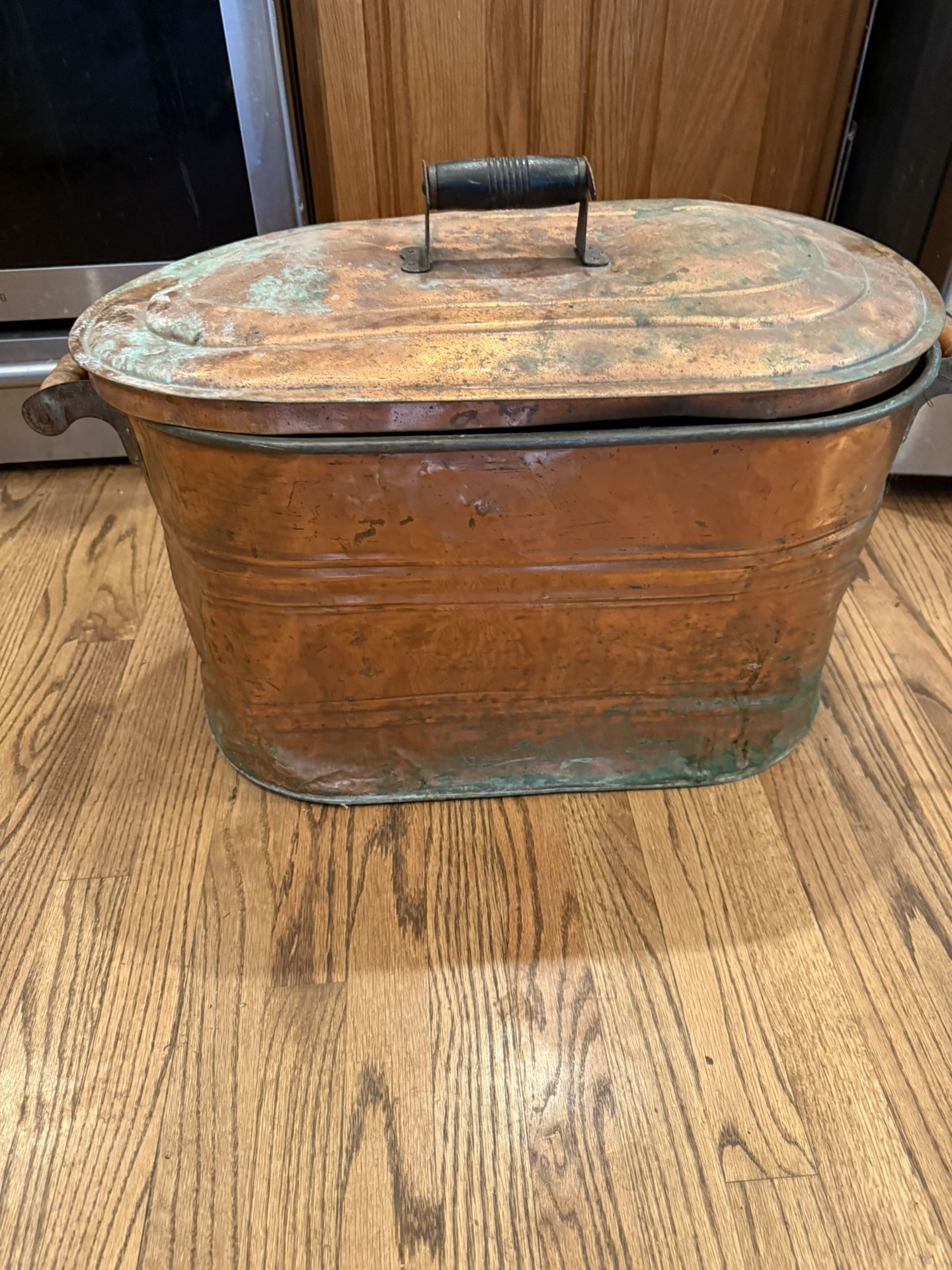 copper Container For Wood