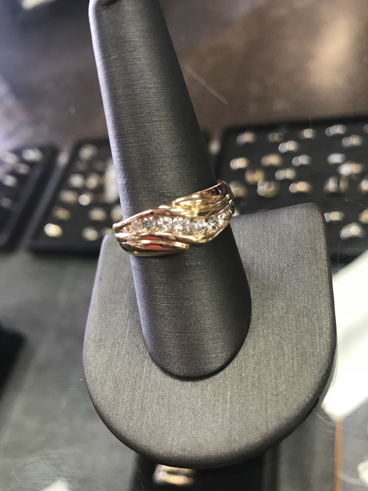 14k wedding band Real diamonds 💎