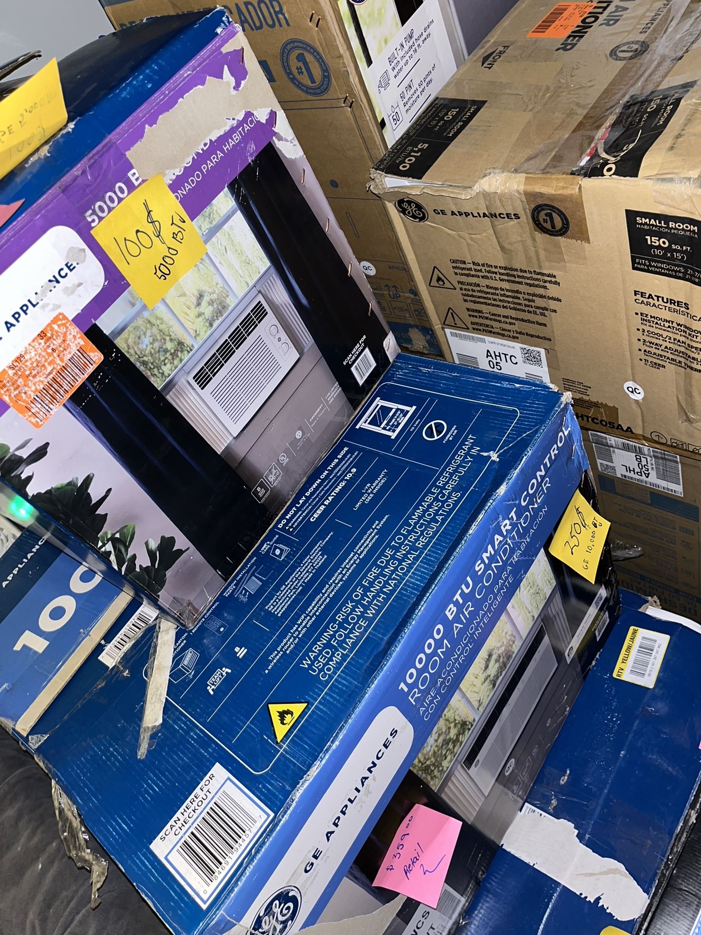GE And Mideas ACs And Humidifiers