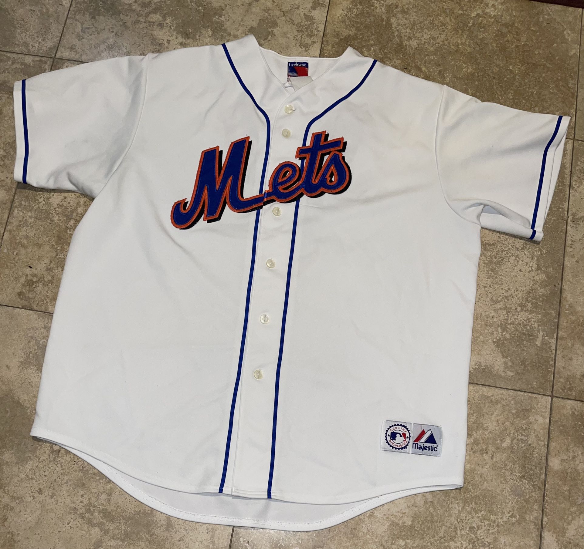 Majestic New York Mets David Wright  2004-05 MLB Baseball Stitched Jersey  size XL 