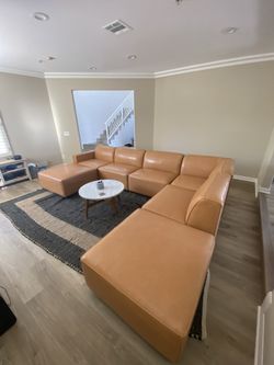 Leather Sectional