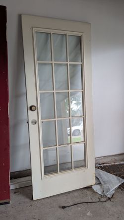 79" Door with Glass