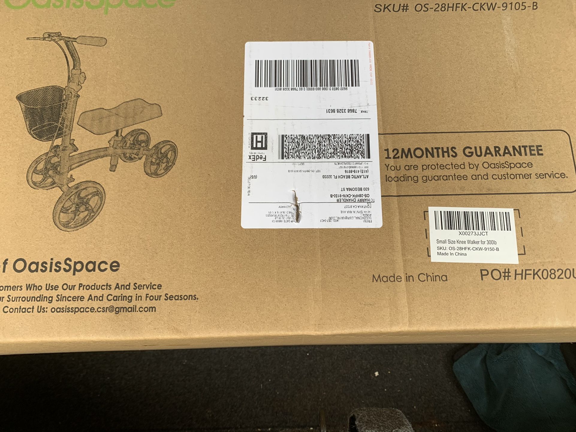 Small Orthopedic Knee Roller   Brand New In Box