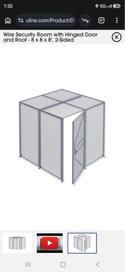 Wire Security Room for Sale – Used