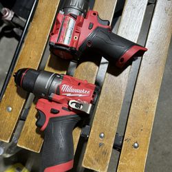  BRANDNEW M12 FUEL MILWAUKEE HAMMER DRILLS TOOLS ONLY $75 EACH 2 AVAILABLE 