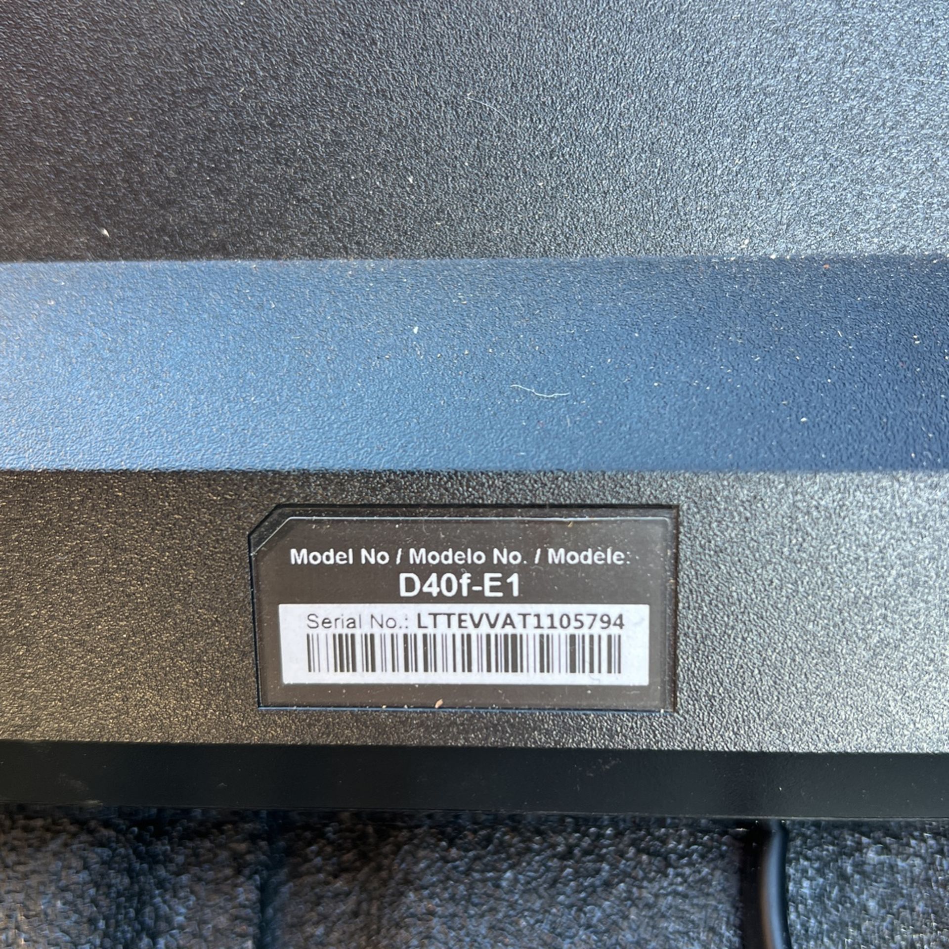 Vizio Model D40fE1 for Sale in El Cajon, CA OfferUp