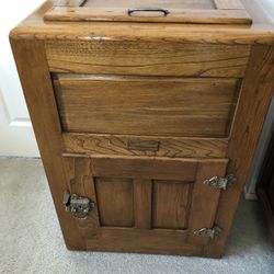 Antique Wooden Ice Box