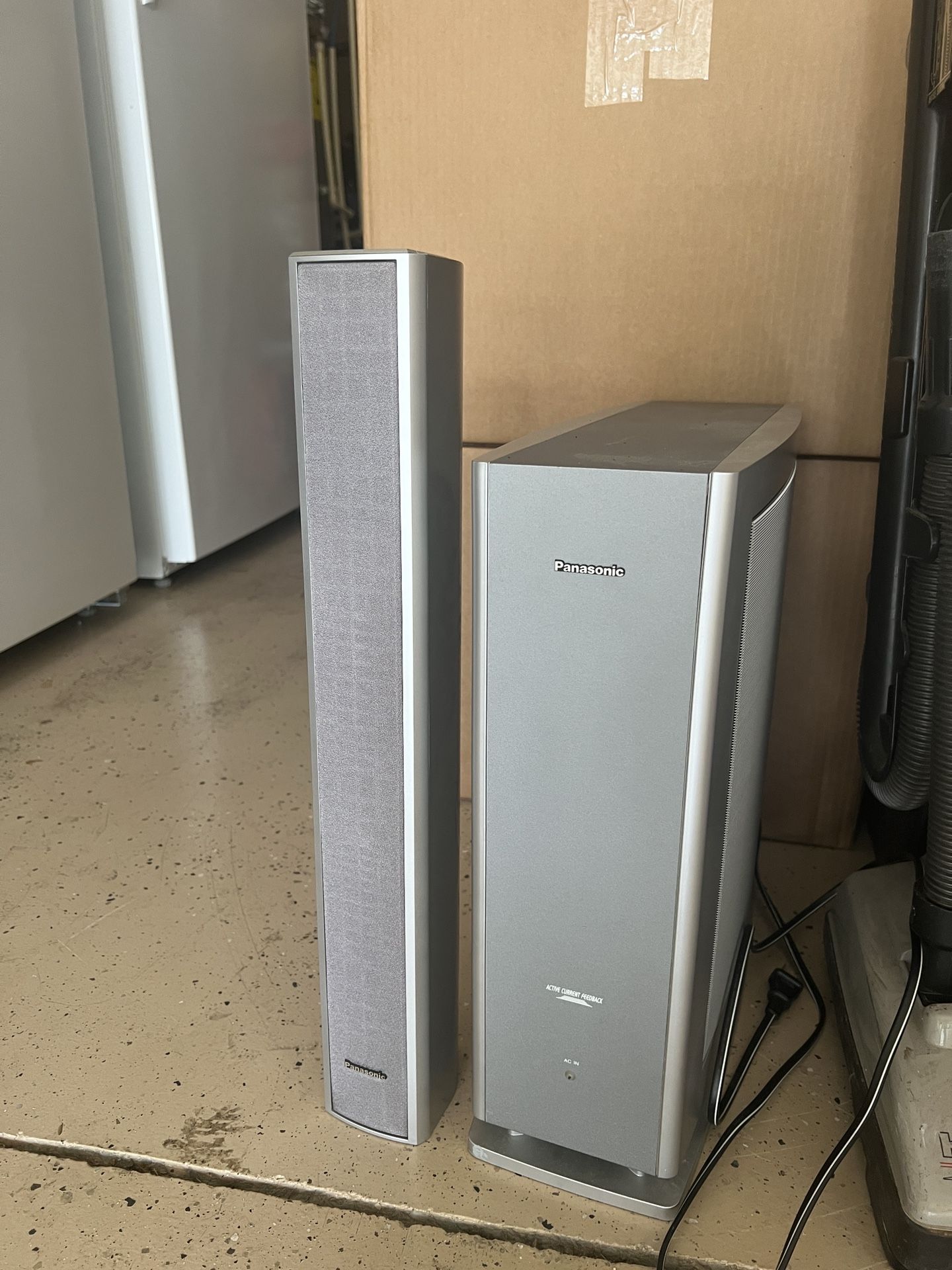 FREE Panasonic Stereo System (Speakers & Subwoofer) Plus Heater