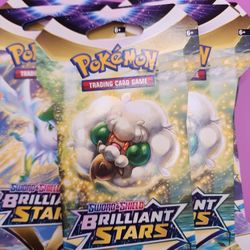 Brilliant Stars Sleeved Booster Lot Of 6