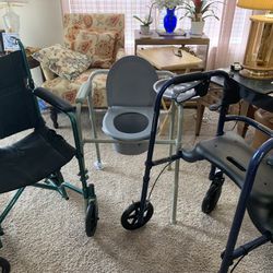 Wheelchair And Walkers And Toilet Seat