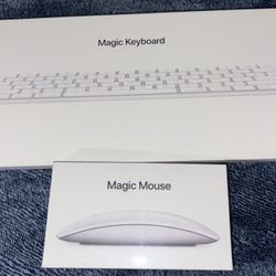 Apple Magic Keyboard & Mouse