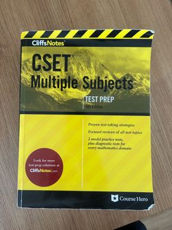 CliffsNotes CSET: Multiple Subjects Test Prep (4th Edition)